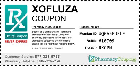 Xofluza coupon  Xofluza is covered by some Medicare and insurance plans